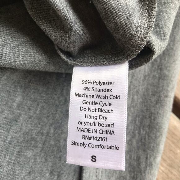 LuLaRoe Womens Top Size Small Randy Gray Red White Blue Uncle Sam Hats Patriotic - Picture 7 of 7